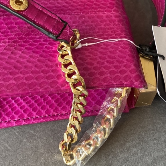 Brian Atwood Aston Crossbody Top Handle Cluth - Picture 10 of 11